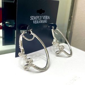 Simply Vera Wang Love hoop earrings.